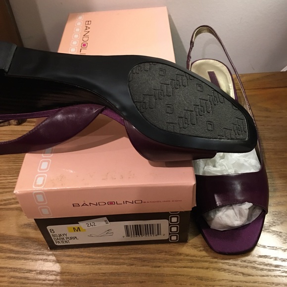 🆕 NIB! Purple Patent Leather Heel - Picture 5 of 6
